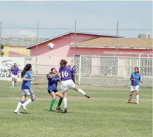  ??  ?? jugarán futbol y voleibol en ambas ramas