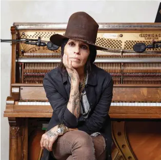  ?? REBECCA CABAGE/THE ASSOCIATED PRESS ?? Linda Perry is nominated for a producer of the year Grammy for her work on a number of songs, including Harder Better Faster Stronger by Willa Amai.