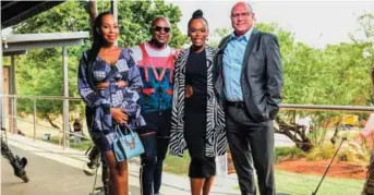  ?? ?? Mzanzi high-society ushered in the summer season with a stunning open-air gala art auction to raise funds for reconstruc­tive surgery for breast cancer survivors. The man behind the event is world-renowned plastic surgeon Dr Brian Monaisa. (top)