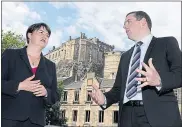  ??  ?? Ruth Davidson and Douglas Ross