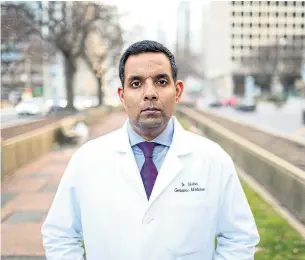  ?? RENÉ JOHNSTON TORONTO STAR ?? Dr. Samir Sinha, director of geriatrics at Mount Sinai Hospital, says long wait lists and a lack of choice for residents mean nursing homes have no market incentive to improve standards.