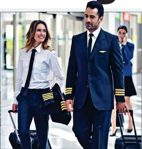  ??  ?? UP IN THE AIR: Pilots face salary cuts of up to a fifth as airlines axe schedules