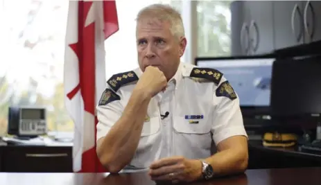  ?? PATRICK DOYLE FOR THE TORONTO STAR ?? The RCMP’s Jeff Adam said his force owns 10 “mobile device identifier” devices with the ability to gather high-level data about the phone’s location.