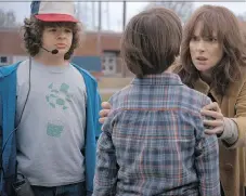  ?? NETFLIX ?? Winona Ryder and the children of Stranger Things are back in Hawkins, Ind., for a second season of terrifying small-screen moments.
