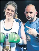  ??  ?? Hannah with trainer Noel Callan