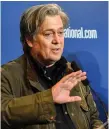  ??  ?? Steve Bannon plans an assault on European Union elections