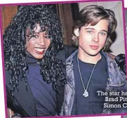  ?? ?? The star has dated Brad Pitt and Simon Cowell