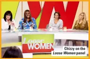  ??  ?? Chizzy on the Loose Women panel