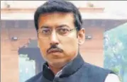  ?? HT PHOTO ?? Rajyavardh­an Rathore replaces Vijay Goel in the ministry.