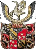  ?? BILD: SASCHA SEBASTIAN RÜHL ?? Das Wappen der Familie von Schreeb in der St.-AnsgariKir­che.