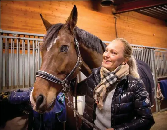  ?? ARKIVOTO: REIDAR KOLLSTAD ?? Én hest på stallen til Cathrine Rasmussen har blitt smittet av salmonella. Det er ikke påvist smitte til de andre hestene i stallen. Dette bildet er tatt ved en tidligere anledning, og er ikke hesten som er smittet.