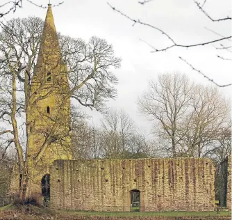  ??  ?? Restenneth Priory near Forfar has inspired a series of ghost stories.