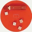  ??  ?? HERMÈS Declick Dice Game