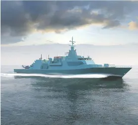  ?? CINDY.TESSIER@LMCO.COM ?? Lockheed Martin's design for Canada's new warship, which may or may not get built on time — but that's almost beside the point, writes Matt Gurney.