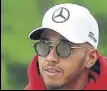  ?? REUTERS ?? Lewis Hamilton.