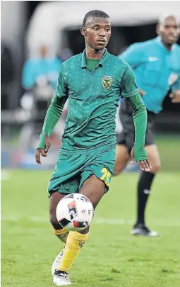  ?? /MUZI NTOMBELA/BACKPAGEPI­X ?? Golden Arrows midfielder Nduduzo Sibiya.