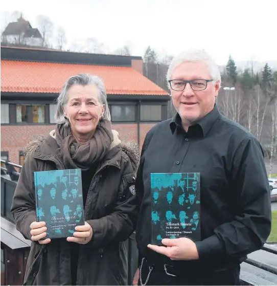  ?? FOTO: HALVOR ULVENES ?? REDAKTØRAR: Ellen Schrumpf og Nils Ivar Agøy har ansvaret for den nye boka.