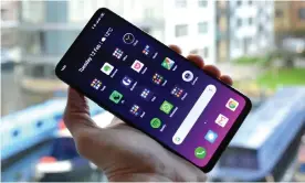  ??  ?? Xiaomi’s Mi Mix 3 leads the Chinese firm’s charge into the UK with top-performing cut-price phones. Photograph: Samuel Gibbs/The Guardian