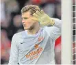  ?? FOTO: DPA ?? Vorbild aller kleinen Torhüter im Süden: Loris Karius.