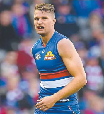  ?? Picture: AAP ?? IN LIMBO: Bulldog Jake Stringer is waiting to know if he can join Essendon.