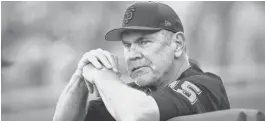  ?? MARK J. REBILAS/USA TODAY SPORTS ?? Giants manager Bruce Bochy announced that 2019 will be his final season.