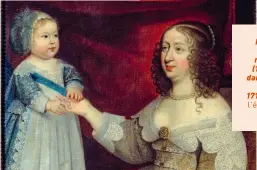  ?? ?? Portrait d’Anne d’Autriche, reine de France (1601-1666) et le dauphin Louis XIV enfant (16381715), peinture de l’école française, avant 1643.