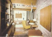  ?? COURTESY MARK BORMANN ?? Bormann, seen here in the office circa 1970, says the home is ‘a monument’ to architect James Strutt.