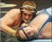  ?? TANIA BARRICKLO — DAILY FREEMAN FILE ?? Wallkill’s Mike Fekishazy competing in regular-season Section 9 match against Saugerties.