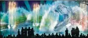  ?? UNIVERSAL ORLANDO ?? Universal Studios visitors will watch ‘“Cinematic Celebratio­n” from a new standing area built in the theme park’s Central Park area. The show debuts sometime this summer.