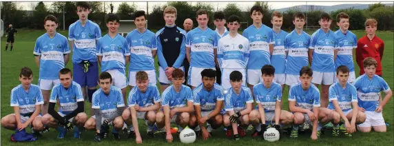  ??  ?? Firies U16 Boys who were defeated by Dr. Crokes on Monday night.