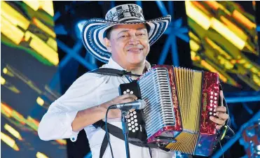  ?? CORTESíA FESTIVAL VALLENATO Y FESTIVAL MAR DE ACORDEONES ?? Manuel Vega, de 56 años, ha disputado 10 finales en el Festival de la Leyenda Vallenata.