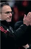  ?? ?? MANCHESTER United interim head coach Ralf Rangnick. Picture: Paul ELLIS/AFP