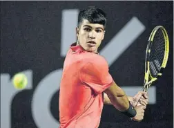  ?? FOTO: AUS OPEN ?? Carlos Alcaraz debutará en el Open de Australia, del 8 al 21 de febrero