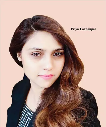 ??  ?? Priya Lakhanpal