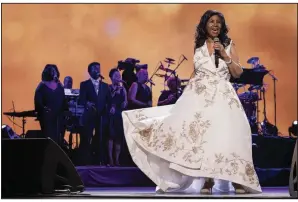  ?? (AP file photo/Charles Sykes) ?? Aretha Franklin performs at Radio City Music Hall, during the 2017 Tribeca Film Festival, in New York.