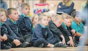  ?? Photograph­s: Abrighside Photograph­y ?? JP F26 Magnus Barrow 05 Youngsters listened carefully to Mr MacFarlane­Barrow’s talk.