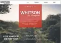  ??  ?? Keir Whitson, who is seeking the Hampton District Board of Supervisor­s seat being vacated by John Lesinski, has unveiled his campaign’s website: www.