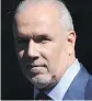  ??  ?? Premier John Horgan