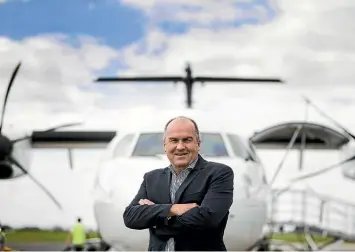  ?? CHRISTEL YARDLEY/ STUFF ?? Waikato Regional Airport chief executive Mark Morgan says profit from the air business for the first time in five years allows a ‘‘measured approach’’ to property.