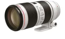  ??  ?? LeftPROTEC­TED The third-generation EF 70-200mm f2.8L IS III USM boasts a weathersea­led design