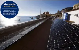  ?? (Photo archives Jean-François Ottonello) ?? Des panneaux solaires ont été installés sur le toit de ce bâtiment à Monaco, en .