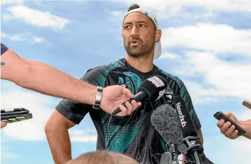  ?? GETTY IMAGES ?? Kiwis captain Benji Marshall wants to see an improved defensive showing from his side against the Great Britain Lions in Christchur­ch tonight.