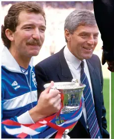  ??  ?? GENERATION GAME: Munro reckons Gerrard (right) has a chance to create a period of dominance at Rangers like former Liverpool hero Souness (left) and Walter Smith conjured