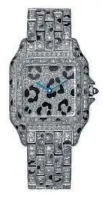  ?? Cartier ?? PANTHÈRE in white gold with diamonds ($123,000).