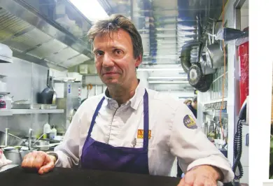  ??  ?? François Pasteau, chef-kok L'epi Dupin