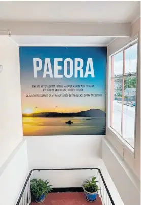  ?? Photo / Supplied ?? Kaitaia Hospital’s new Pae Ora space is a place dedicated to the wellbeing of staff.