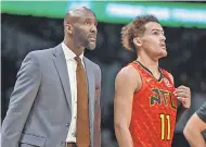  ?? AP ?? Dismayed with a 14- 20 start this season, the Hawks fired head coach Lloyd Pierce on Monday.