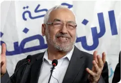  ??  ?? Rached Ghannouchi