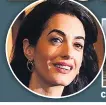  ??  ?? CLOO COME TOO Amal, left, offered Duchess seat on jet