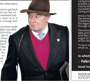  ??  ?? PEACEMAKER: Nicky Henderson wants to act as a go-between with the BHA after their latest report (right)